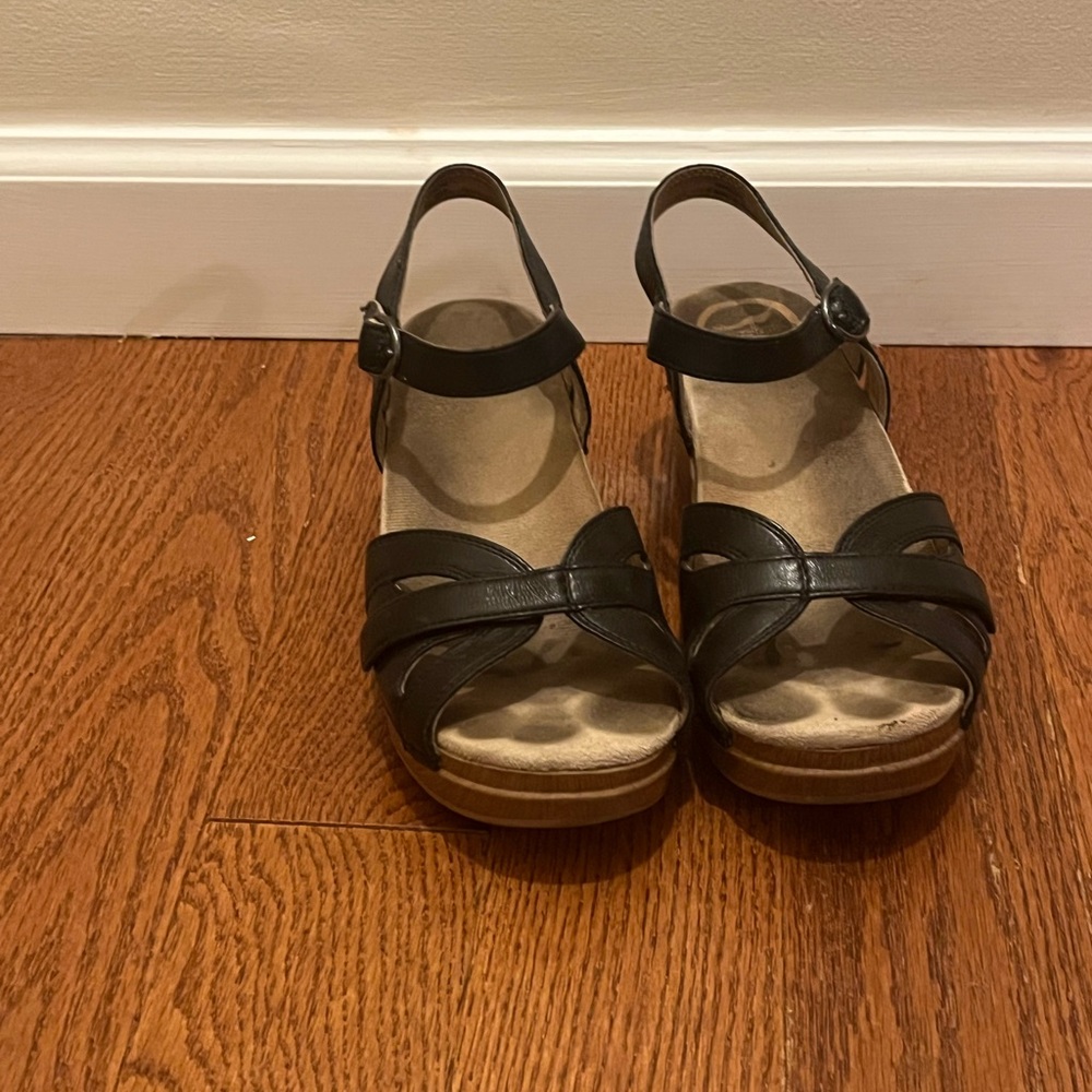 Black Strappy Dansko Sandals